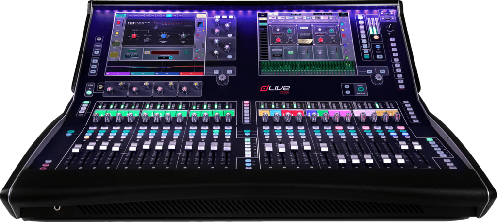 Allen & Heath dLive C3500, dLive C3500, surface de contrôle, solution haut de gamme,